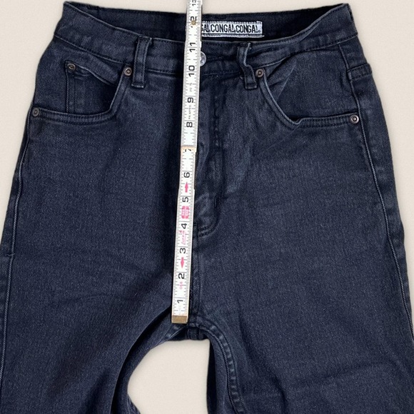 Vintage Conga! Conga! Conga! Black Skinny Jeans | Size 24” | - Picture 5 of 8